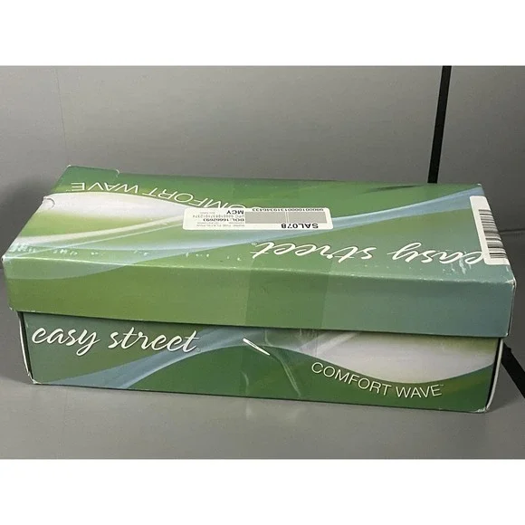 Easy Street Thrill Shoes Womens Size 5.5 Gold Loafers Comfort Slip On Flats - Picture 7 of 9